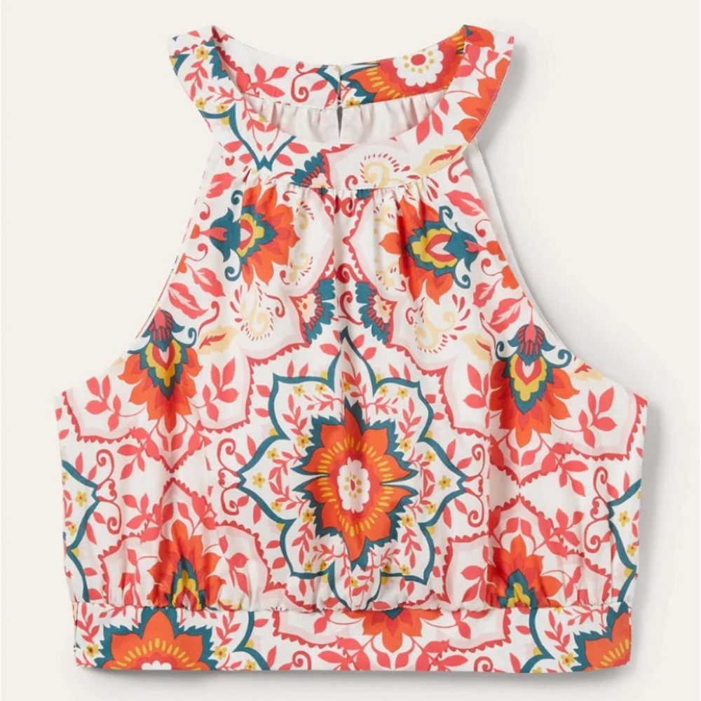 Boden halter neck top with keyhole back. NWT